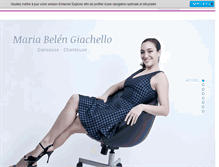 Tablet Screenshot of mariabelengiachello.com